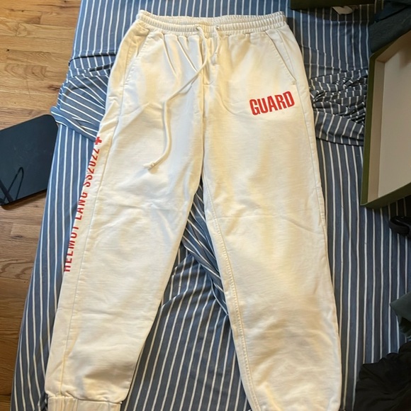 Helmut Lang Pants - NWOT Helmet Lang x Surf Lodge collaboration sweat pants